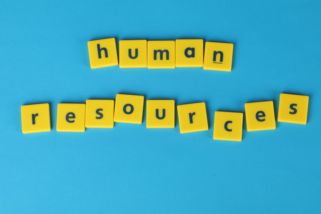 Human Resources Scrabble Tiles
